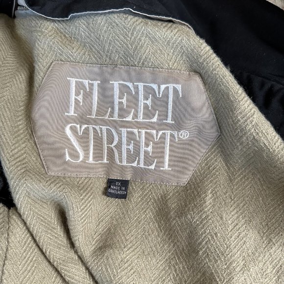 Fleet Street Beige Cinched Jacket Women's 1X - Picture 5 of 7